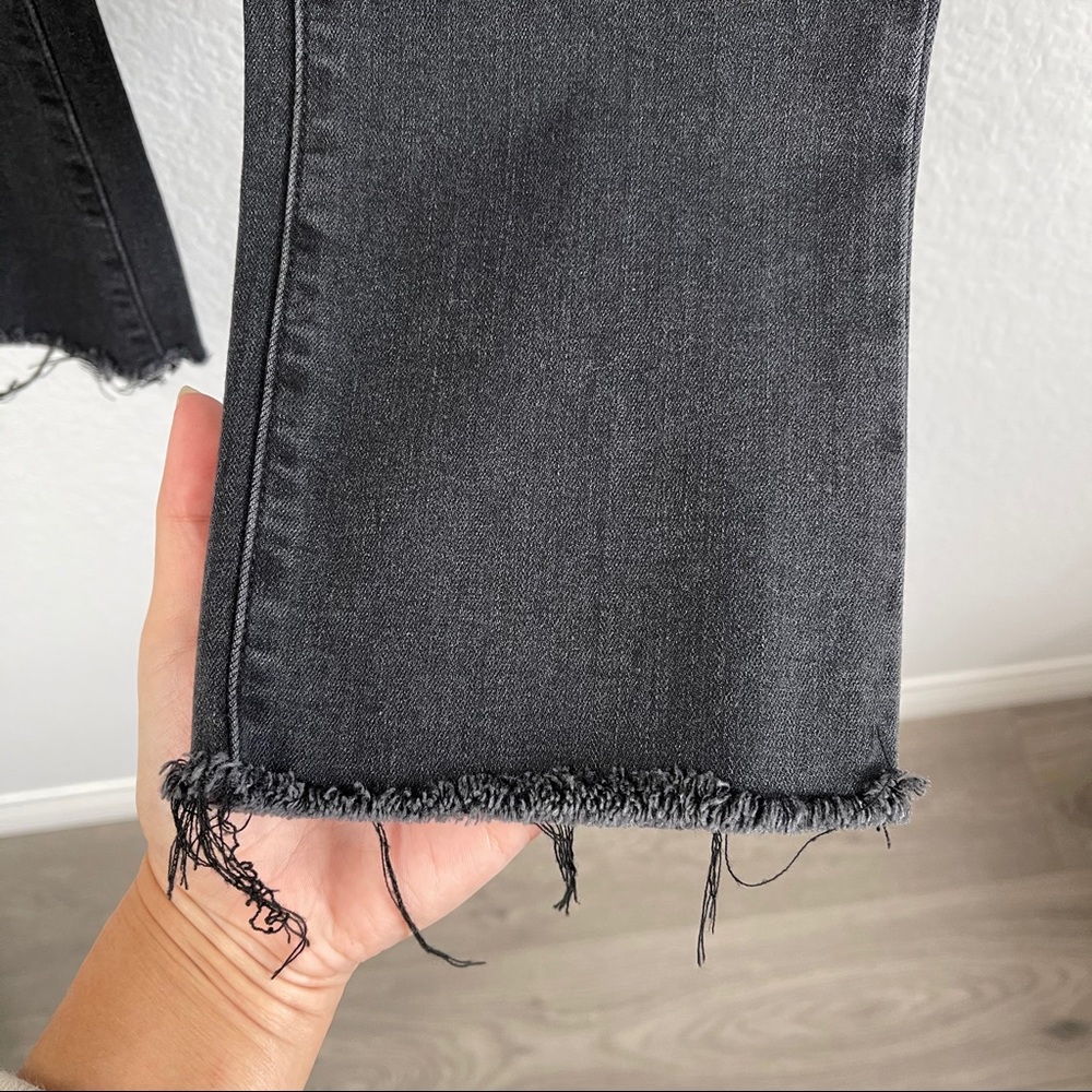 Paige Jacqueline Straight Crop Jeans Distressed 25 - Picture 5 of 8